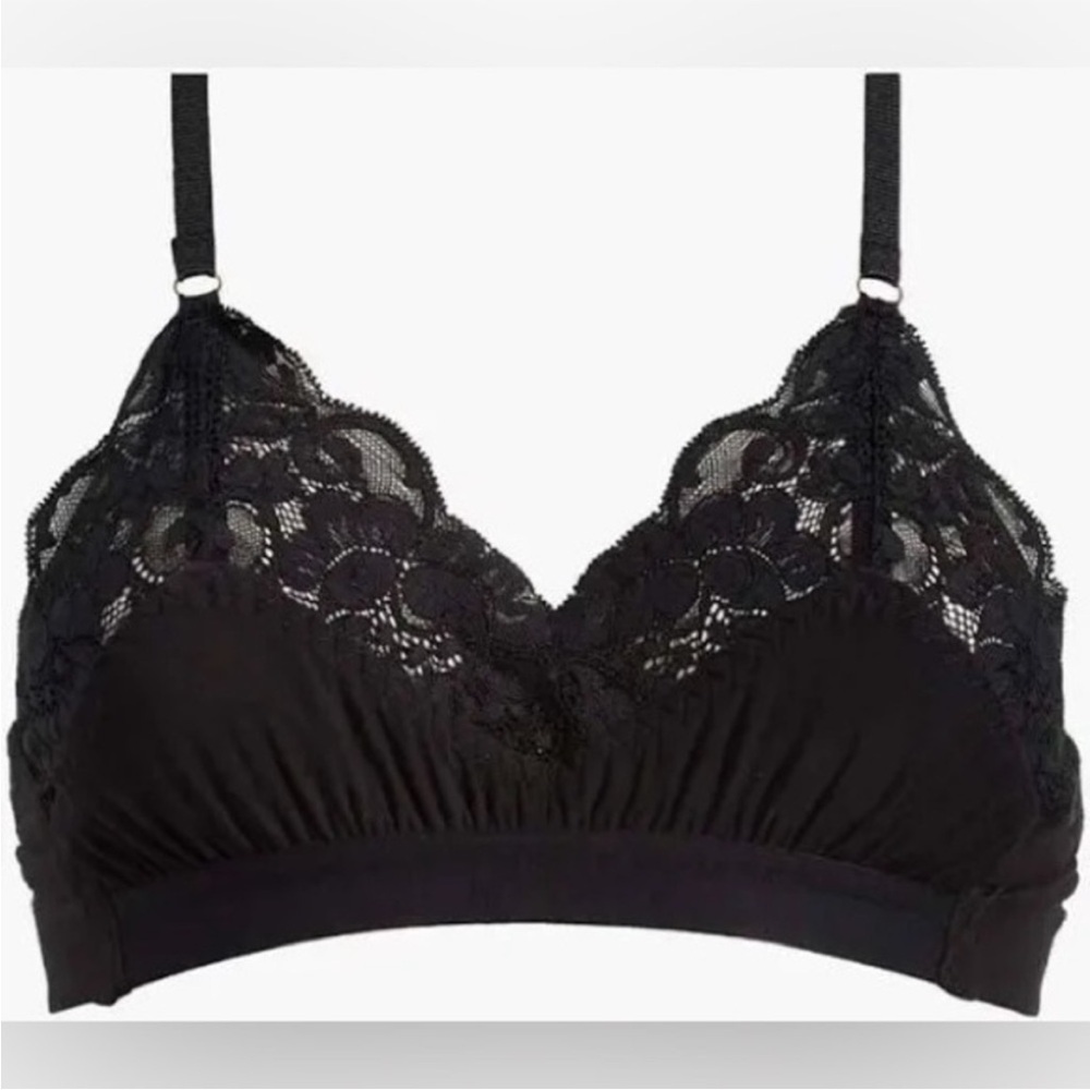 We are HAH Ladies Lounge Bralette in Black